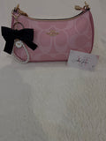 Bolso de hombro Coach Teri rosa