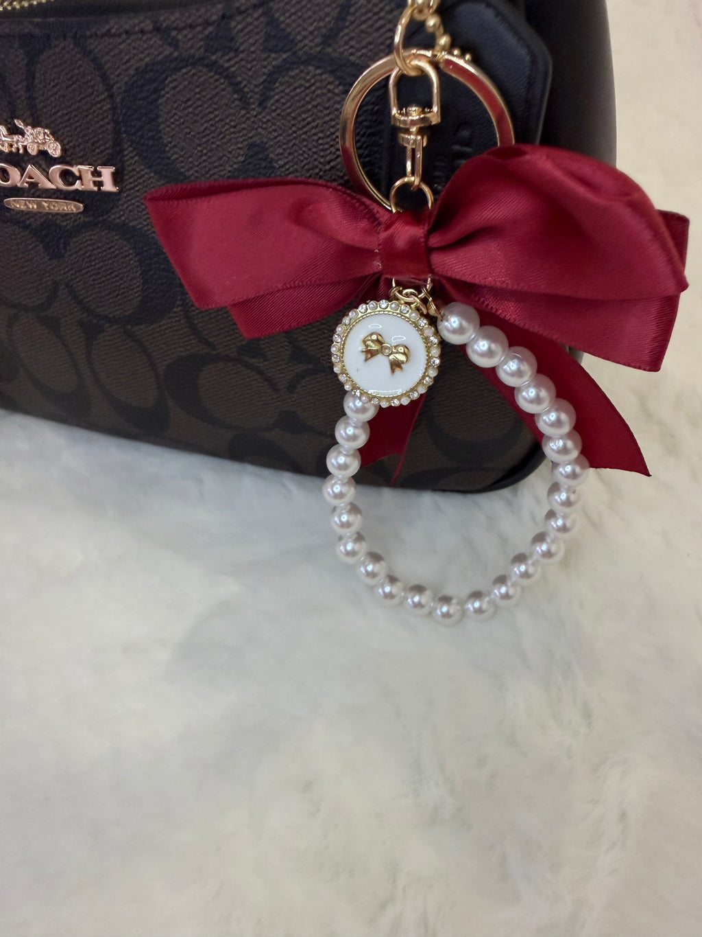 Bolso Coach con cierre superior de cremallera